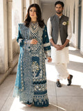 Lawn-3PC Embroidered Shirt With Khadi Net Embroidered Dupatta-5218